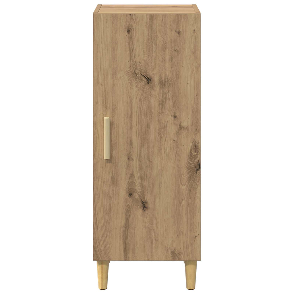 vidaXL Bufet Montowane na ścianie Dąb rzemieślniczy 34,5 x 34 x 90 cm