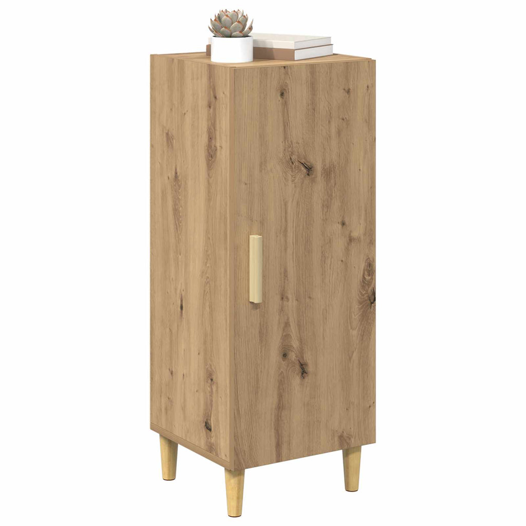vidaXL Bufet Montowane na ścianie Dąb rzemieślniczy 34,5 x 34 x 90 cm