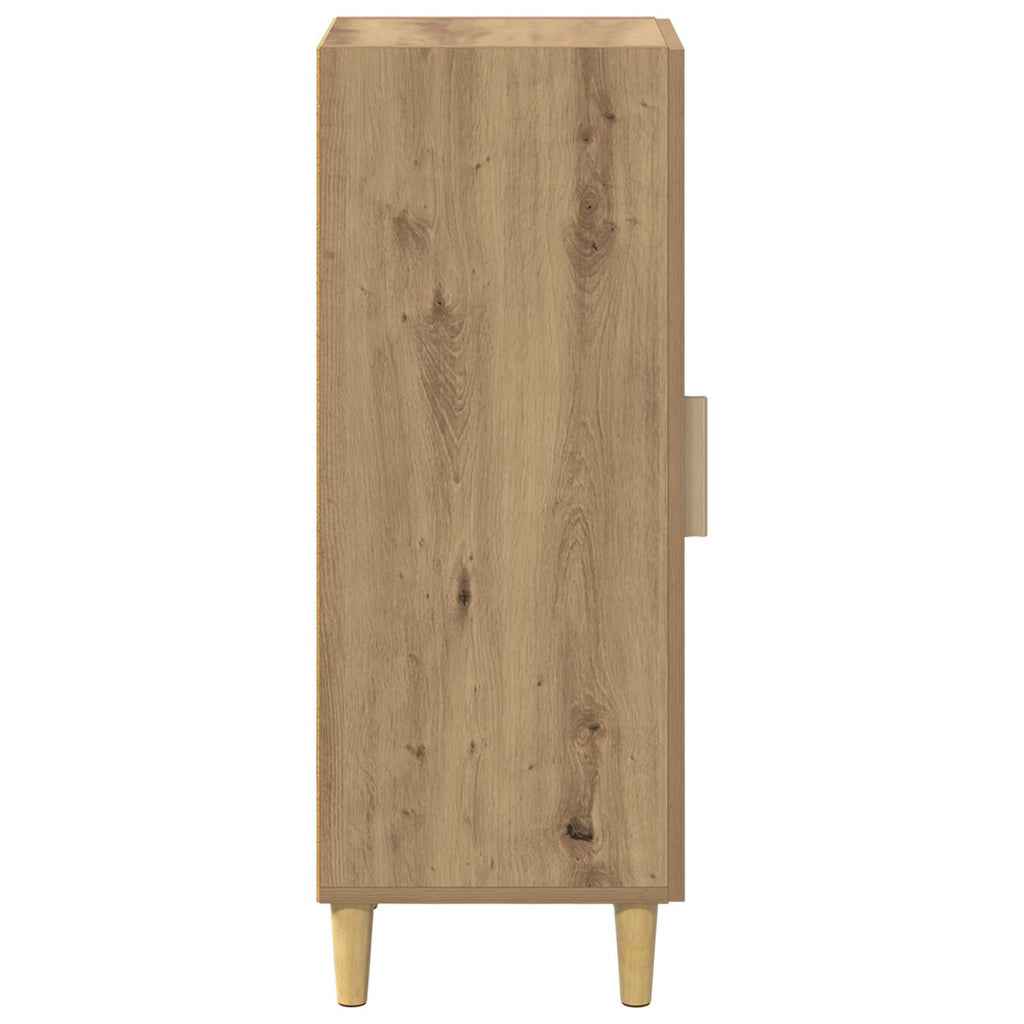 vidaXL Bufet Montowane na ścianie Dąb rzemieślniczy 34,5 x 34 x 90 cm