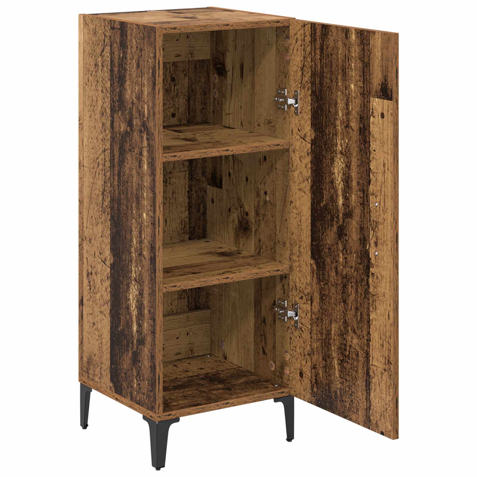 vidaXL Bufet Stare drewno 34,5 x 34 x 90 cm Materiał drewnopochodny