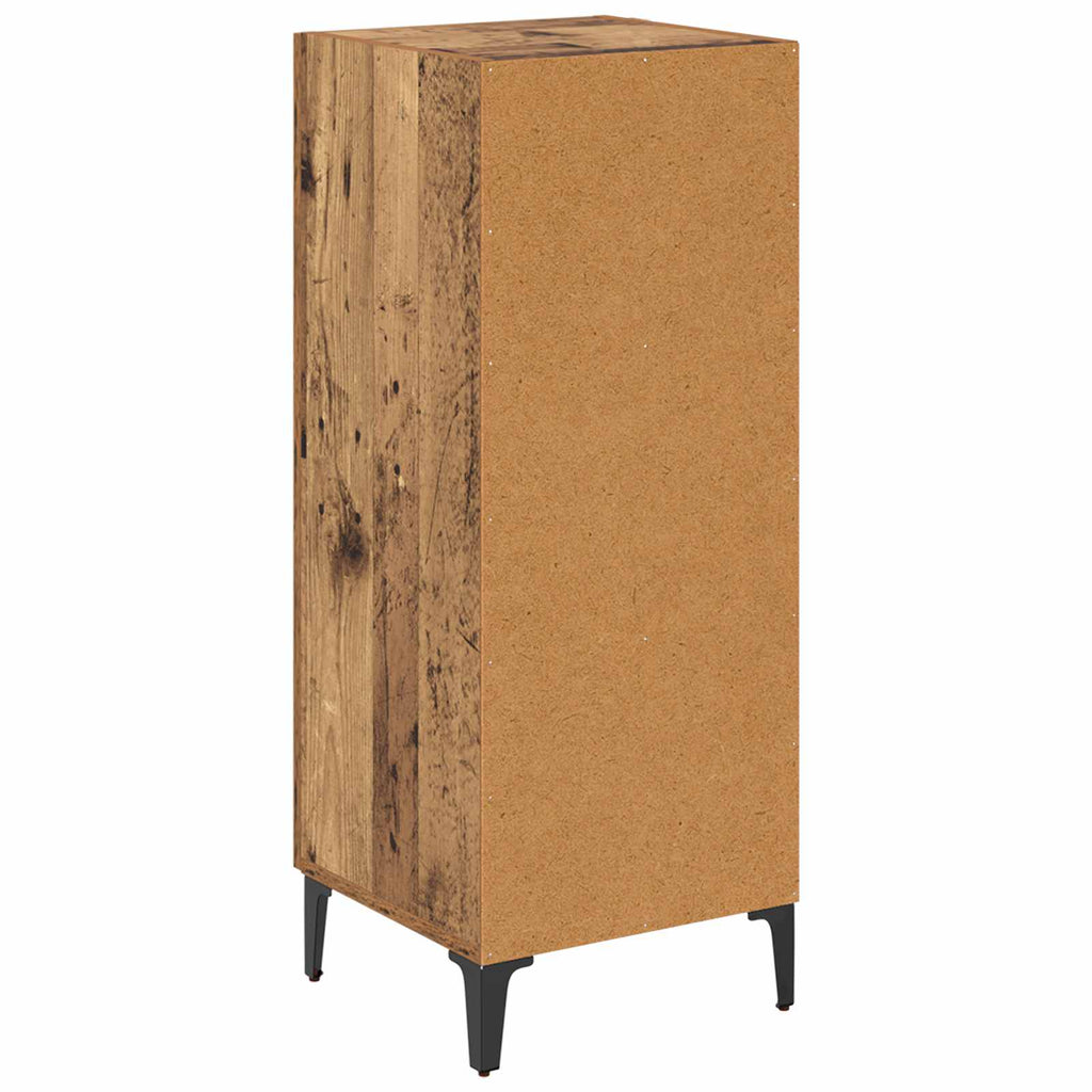 vidaXL Bufet Stare drewno 34,5 x 34 x 90 cm Materiał drewnopochodny