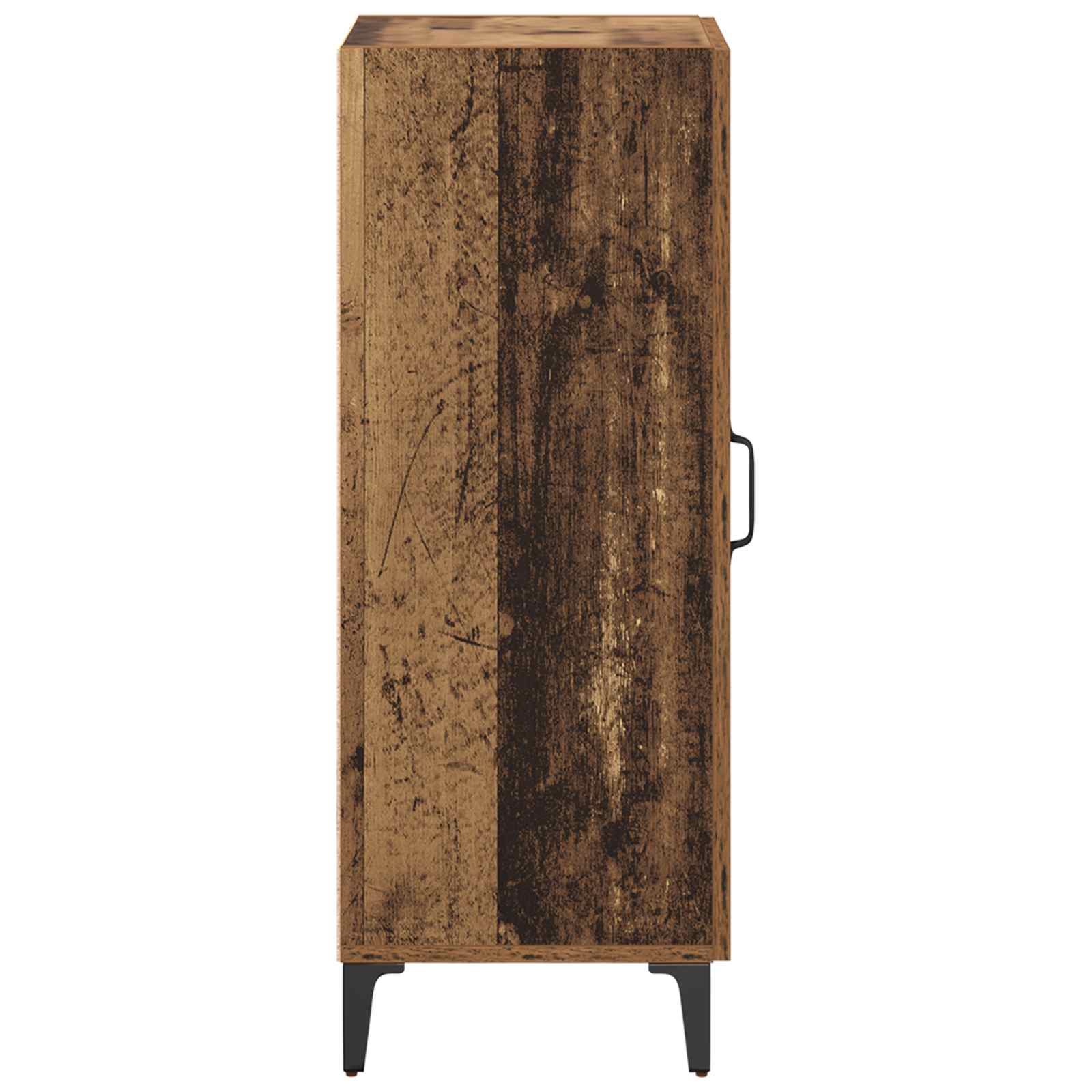 vidaXL Bufet Stare drewno 34,5 x 34 x 90 cm Materiał drewnopochodny