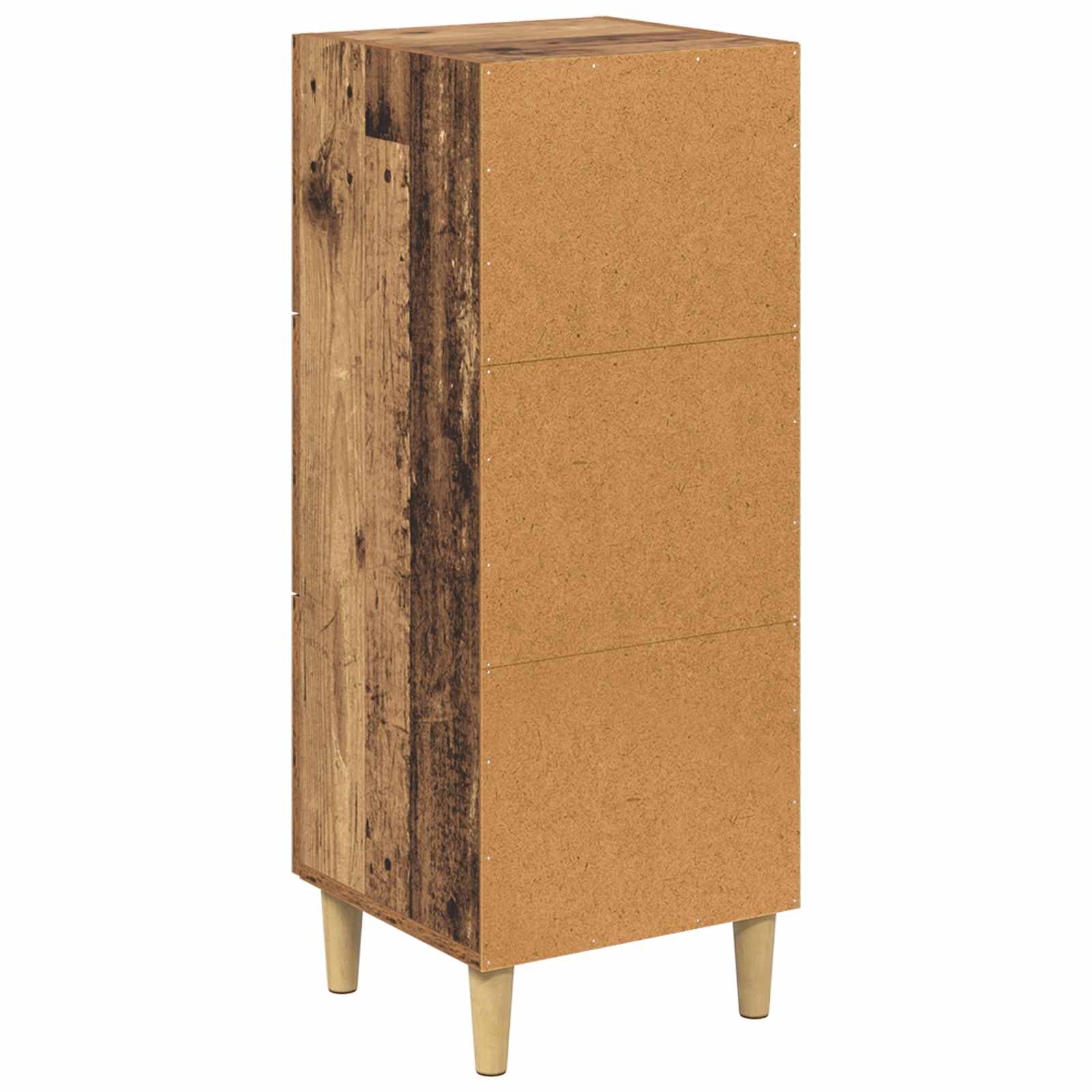 vidaXL Bufet Stare drewno 34.5 x 34 x 90 cm Materiał drewnopochodny