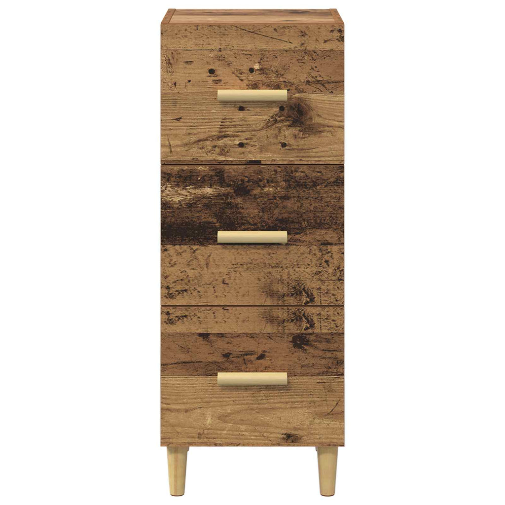 vidaXL Bufet Stare drewno 34.5 x 34 x 90 cm Materiał drewnopochodny