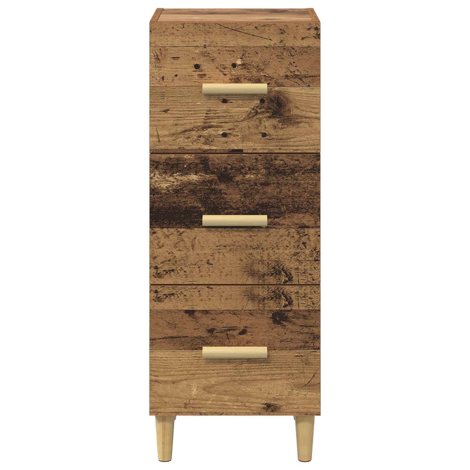 vidaXL Bufet Stare drewno 34.5 x 34 x 90 cm Materiał drewnopochodny