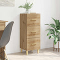 vidaXL Bufet dąb artisan 34.5 x 34 x 90 cm Materiał drewnopochodny