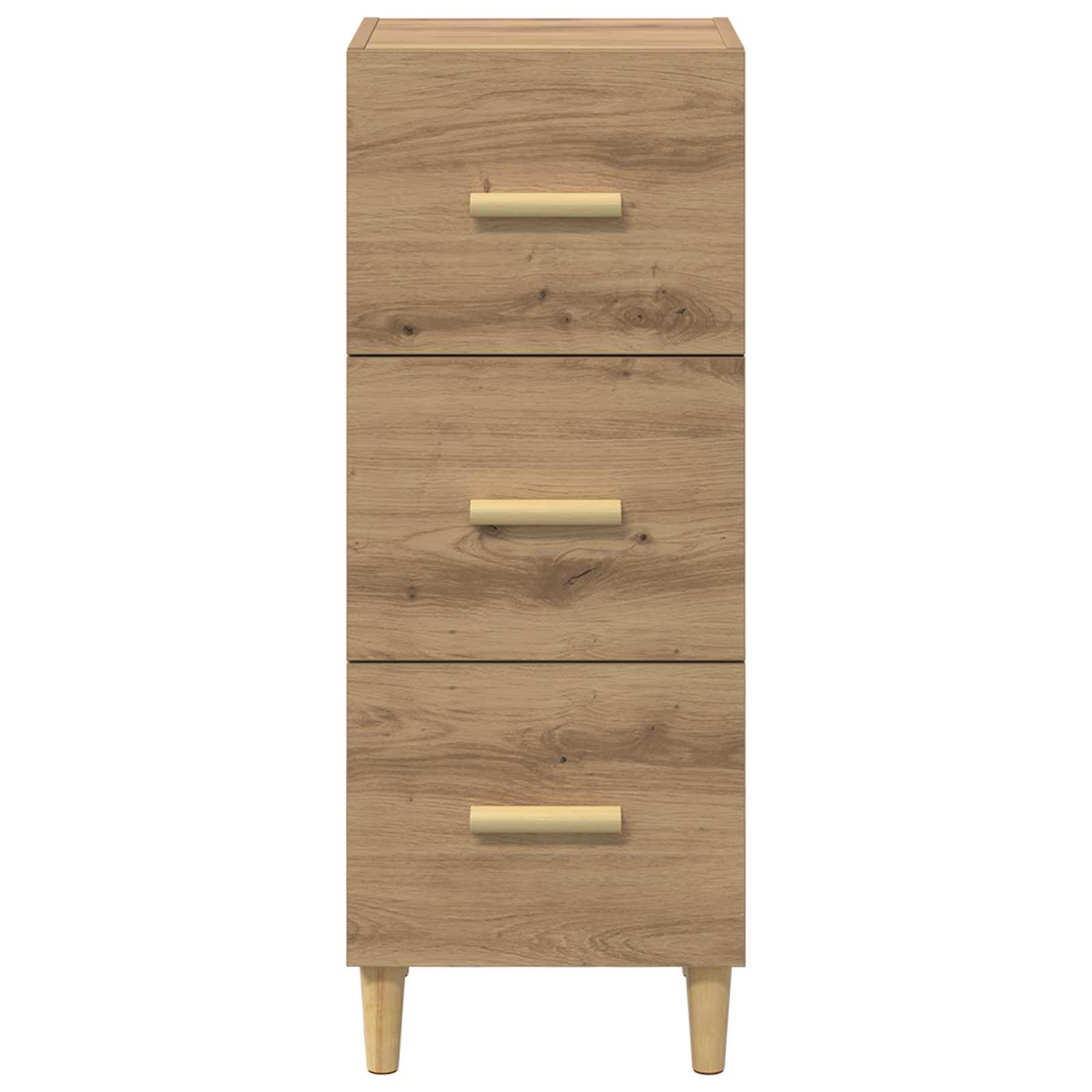 vidaXL Bufet dąb artisan 34.5 x 34 x 90 cm Materiał drewnopochodny