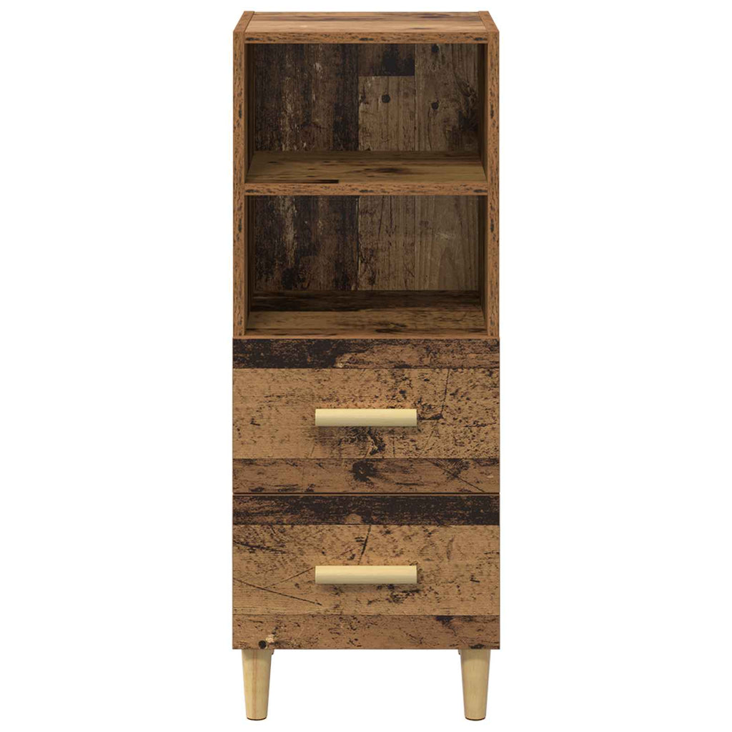 vidaXL Bufet Stare drewno 34 x 34.5 x 90 cm Materiał drewnopochodny