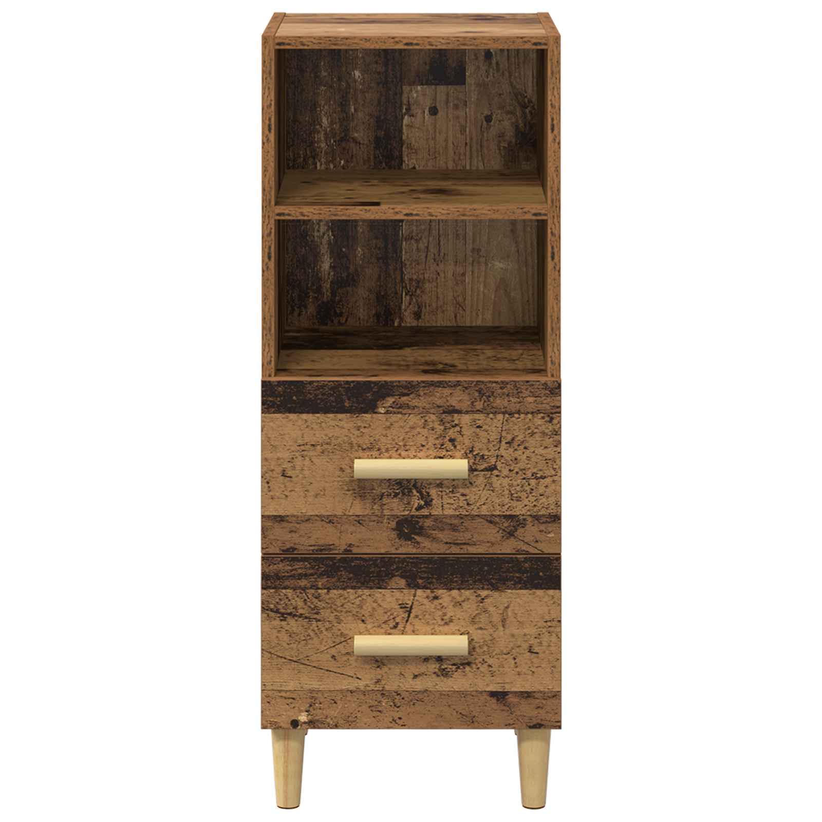 vidaXL Bufet Stare drewno 34 x 34.5 x 90 cm Materiał drewnopochodny