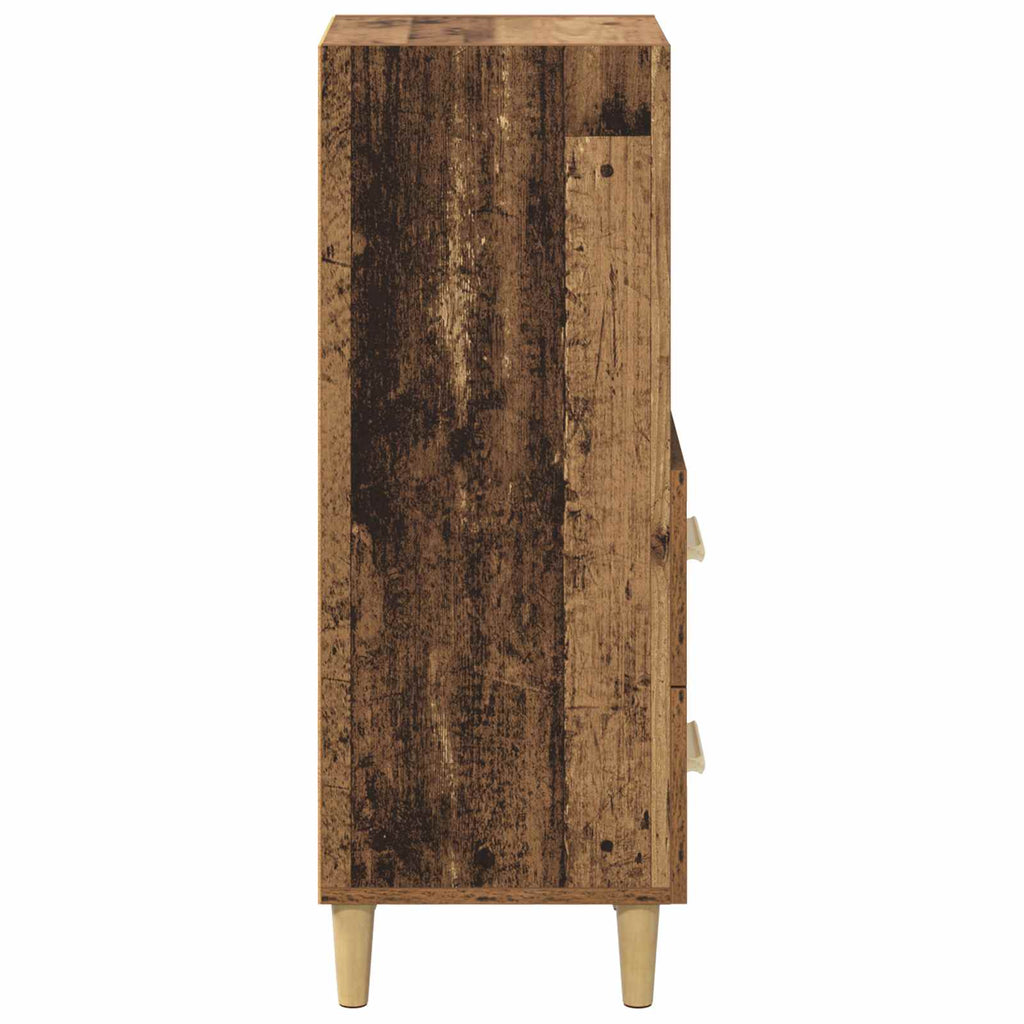 vidaXL Bufet Stare drewno 34 x 34.5 x 90 cm Materiał drewnopochodny