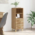 vidaXL Bufet dąb artisan 34 x 34.5 x 90 cm Materiał drewnopochodny