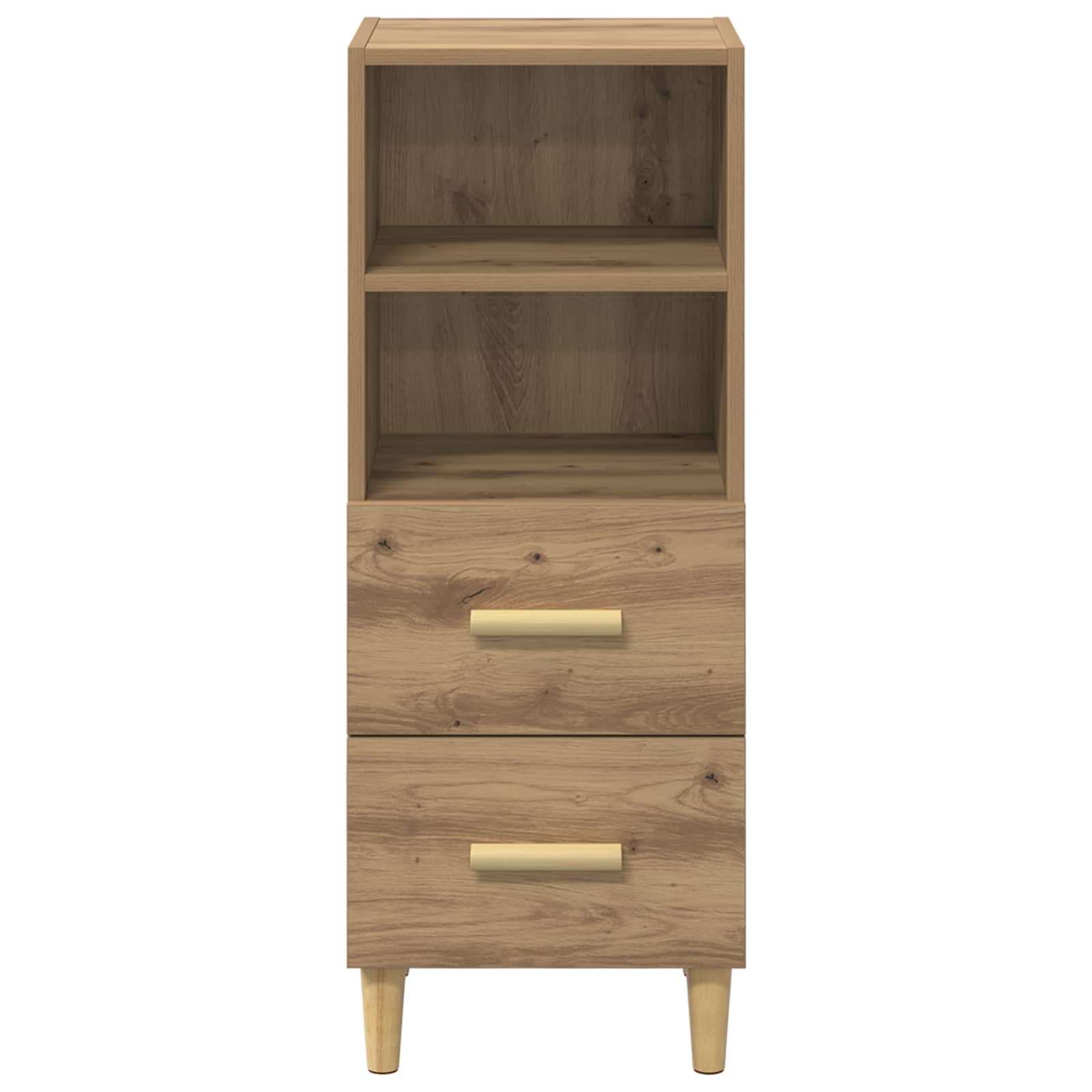 vidaXL Bufet dąb artisan 34 x 34.5 x 90 cm Materiał drewnopochodny