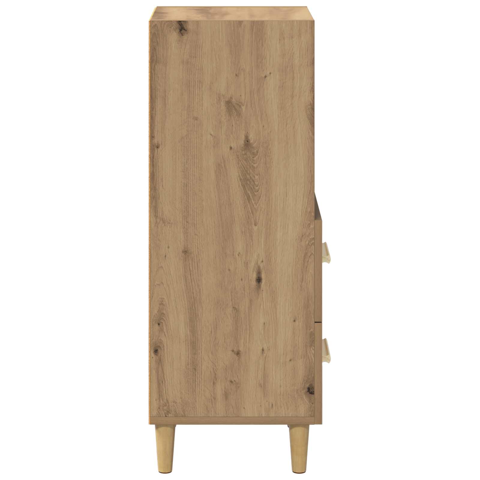vidaXL Bufet dąb artisan 34 x 34.5 x 90 cm Materiał drewnopochodny