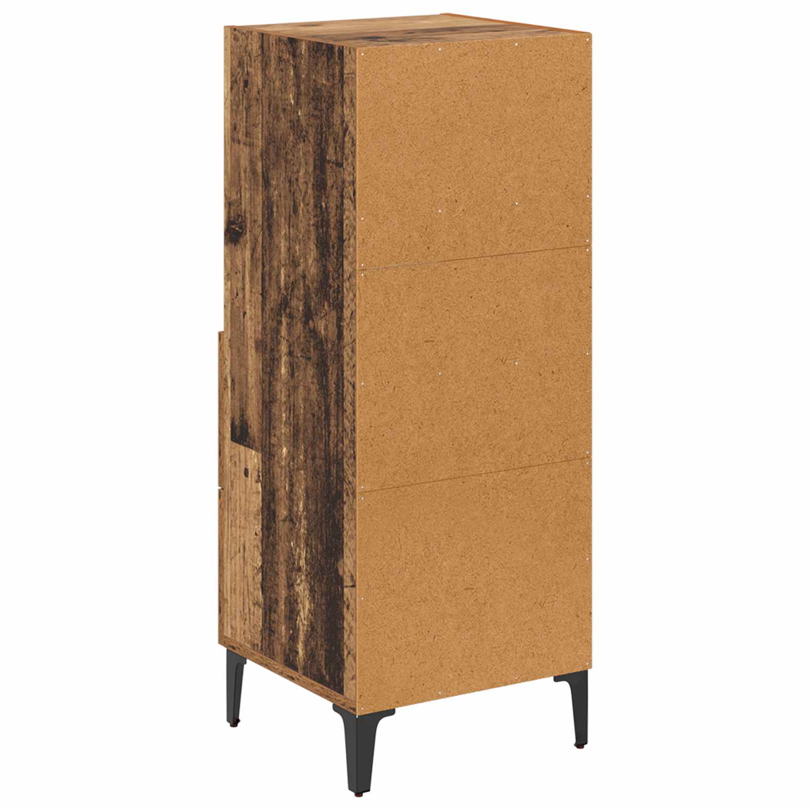 vidaXL Bufet Stare drewno 34 x 34,5 x 90 cm Materiał drewnopochodny