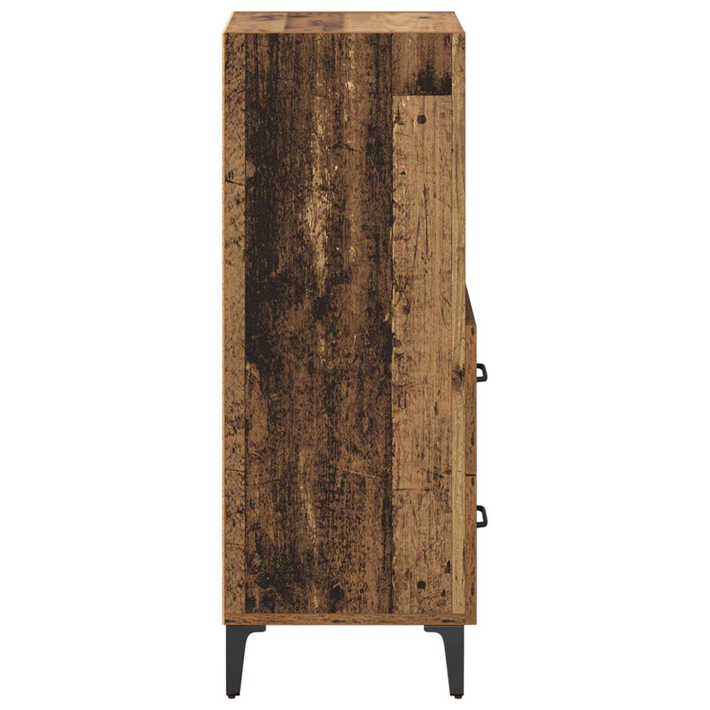 vidaXL Bufet Stare drewno 34 x 34,5 x 90 cm Materiał drewnopochodny