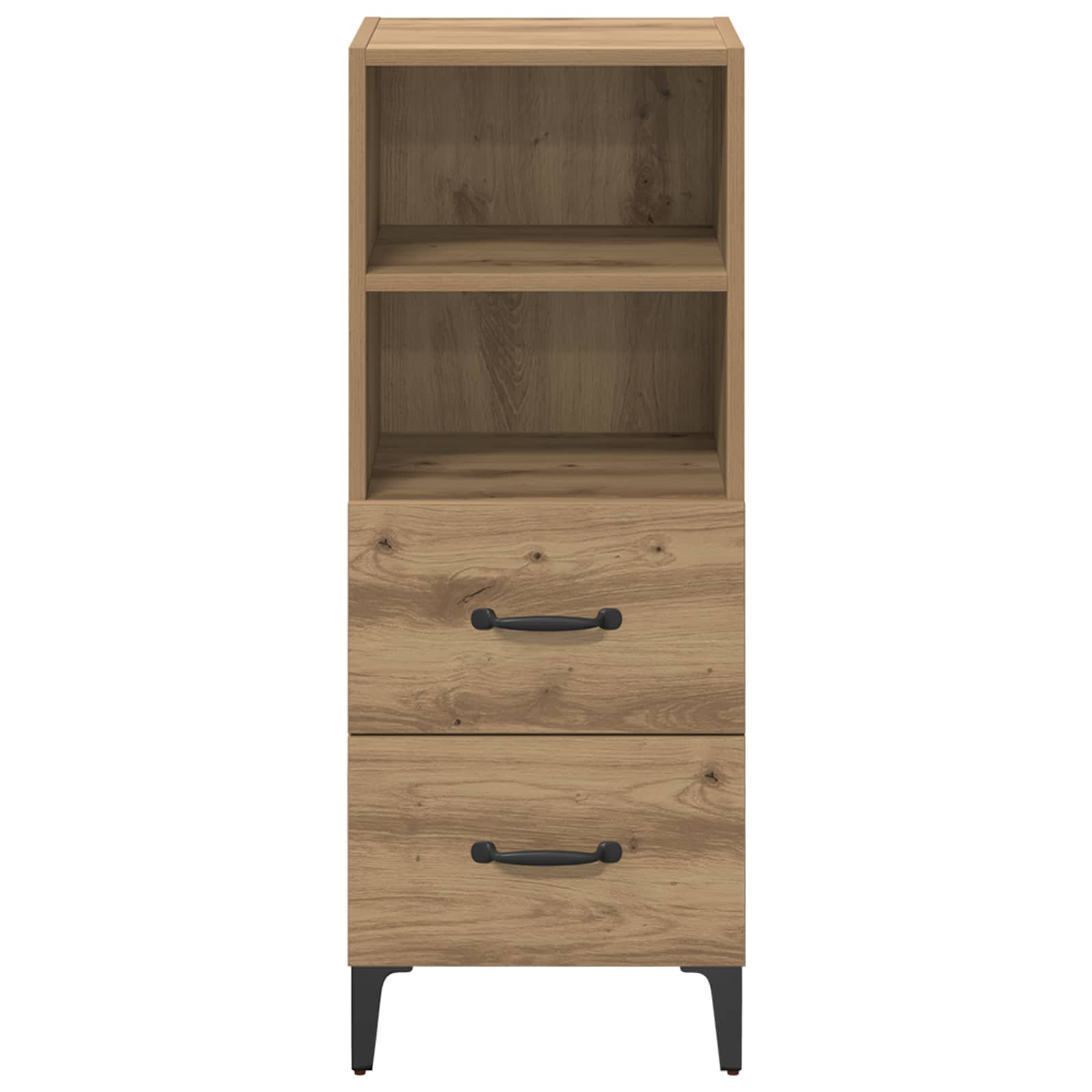 vidaXL Bufet dąb artisan 34 x 34,5 x 90 cm Materiał drewnopochodny