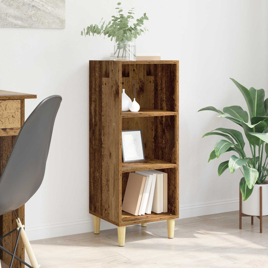 vidaXL Bufet Stare drewno 34,5 x 32,5 x 90 cm Materiał drewnopochodny