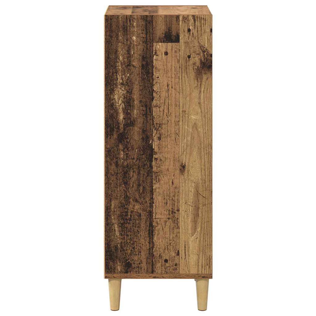 vidaXL Bufet Stare drewno 34,5 x 32,5 x 90 cm Materiał drewnopochodny