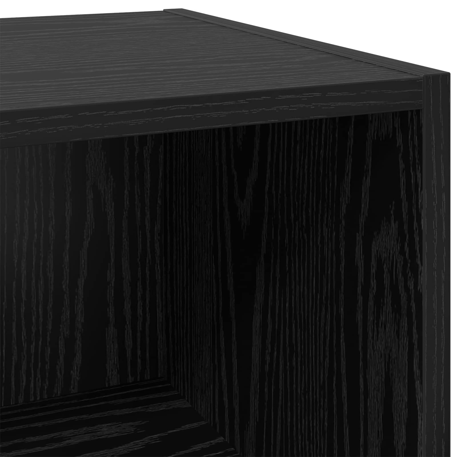 vidaXL Bufet Czarny Dąb 34,5 x 32,5 x 90 cm Materiał drewnopochodny