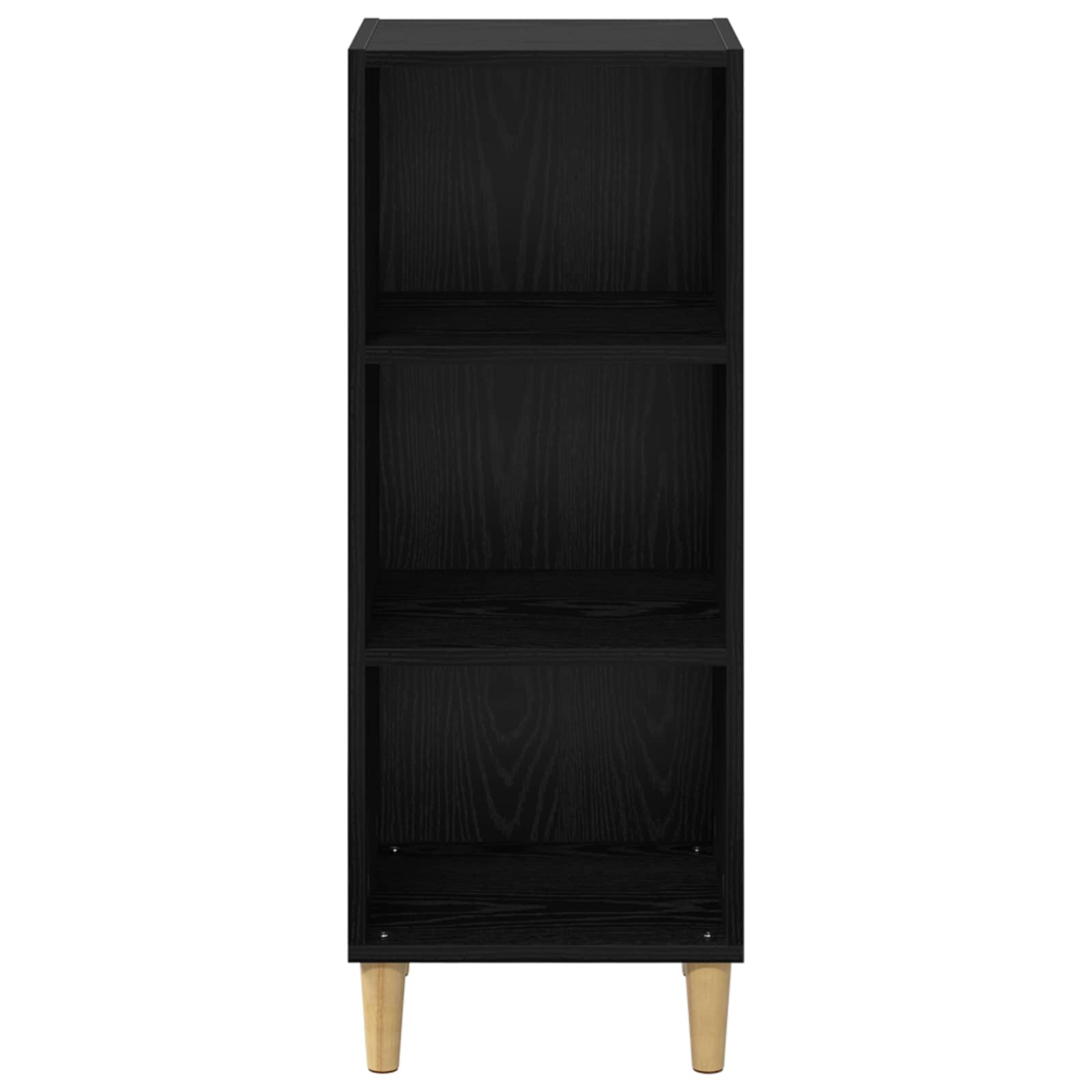 vidaXL Bufet Czarny Dąb 34,5 x 32,5 x 90 cm Materiał drewnopochodny