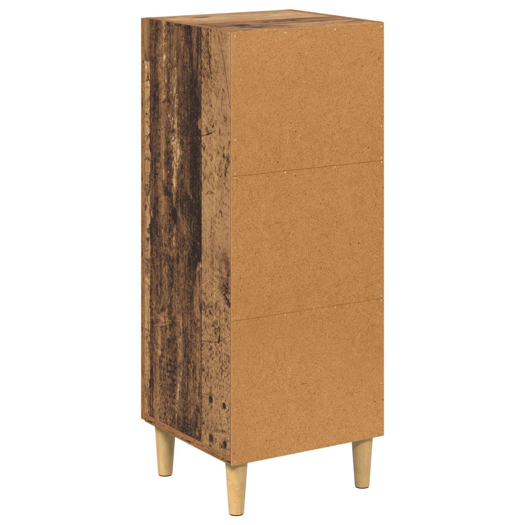 vidaXL Bufet Stare drewno 34,5 x 32,5 x 90 cm Materiał drewnopochodny