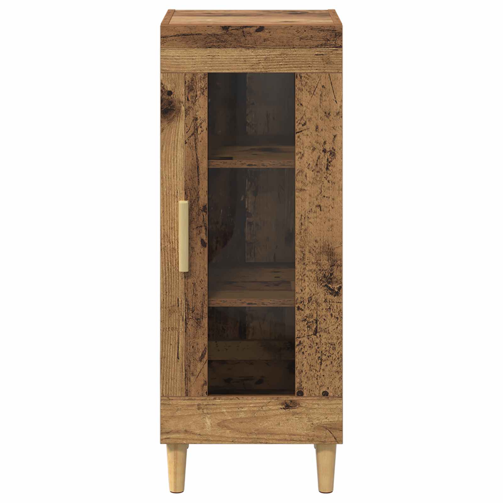 vidaXL Bufet Stare drewno 34,5 x 32,5 x 90 cm Materiał drewnopochodny