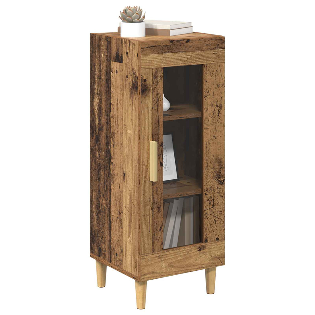 vidaXL Bufet Stare drewno 34,5 x 32,5 x 90 cm Materiał drewnopochodny