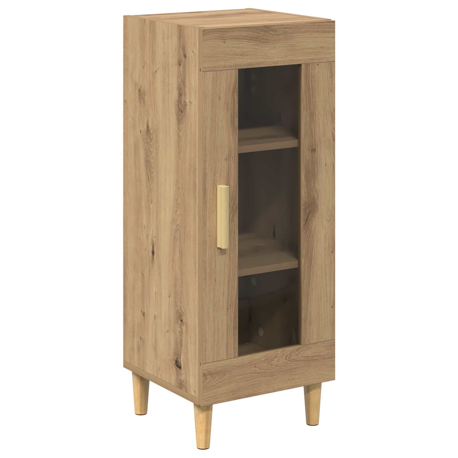 vidaXL Bufet Dąb rzemieślniczy 34,5 x 32,5 x 90 cm