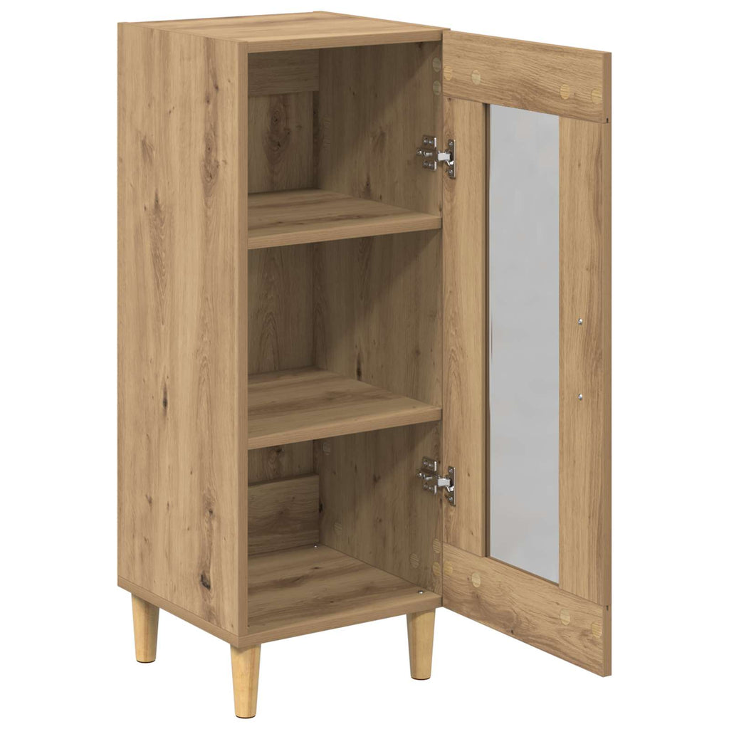 vidaXL Bufet Dąb rzemieślniczy 34,5 x 32,5 x 90 cm