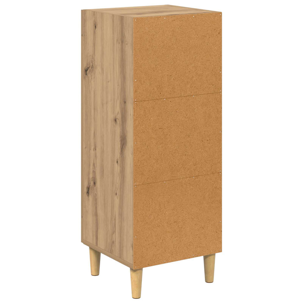 vidaXL Bufet Dąb rzemieślniczy 34,5 x 32,5 x 90 cm