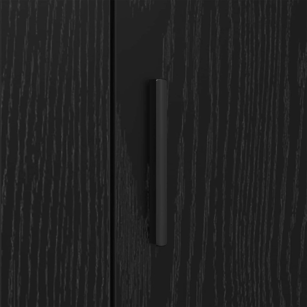 vidaXL Bufet Czarny Dąb 40 x 33 x 70 cm Materiał drewnopochodny