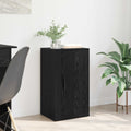 vidaXL Bufet Czarny Dąb 40 x 33 x 70 cm Materiał drewnopochodny