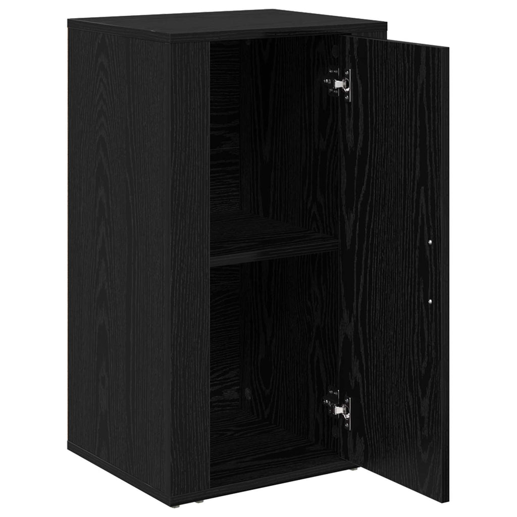 vidaXL Bufet Czarny Dąb 40 x 33 x 70 cm Materiał drewnopochodny