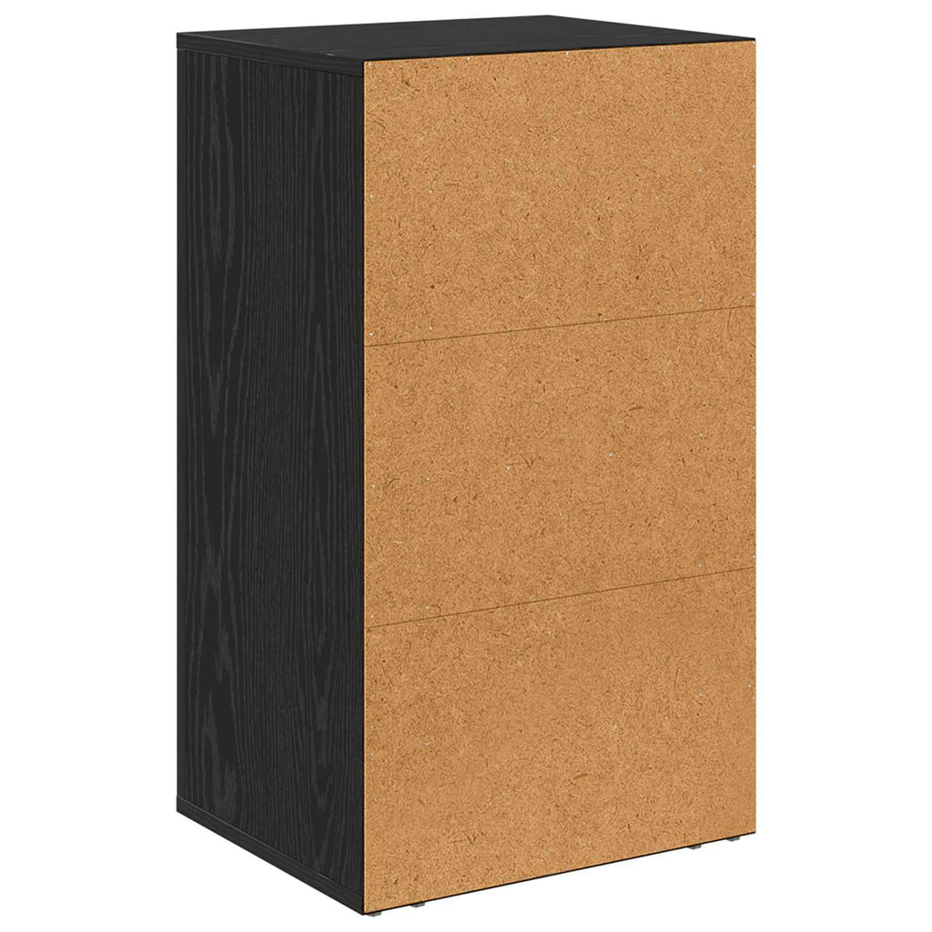 vidaXL Bufet Czarny Dąb 40 x 33 x 70 cm Materiał drewnopochodny