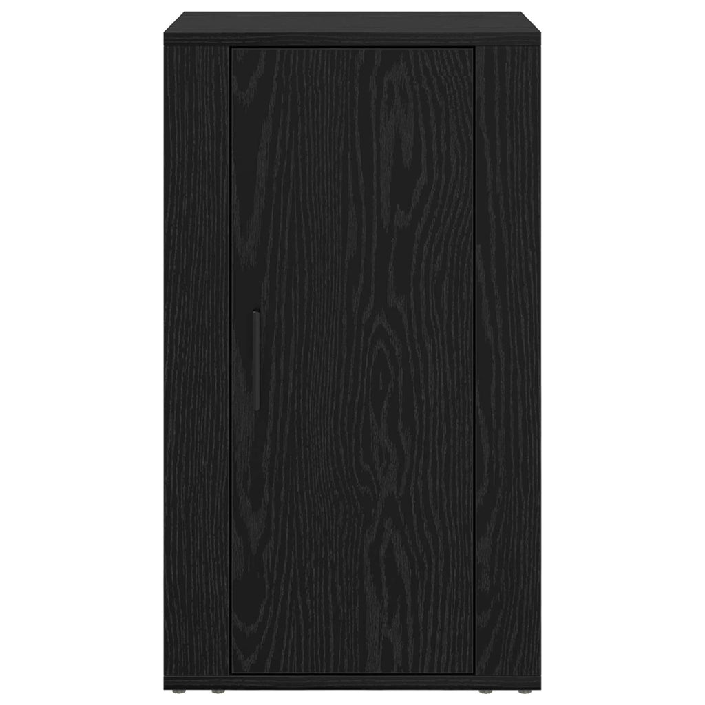 vidaXL Bufet Czarny Dąb 40 x 33 x 70 cm Materiał drewnopochodny