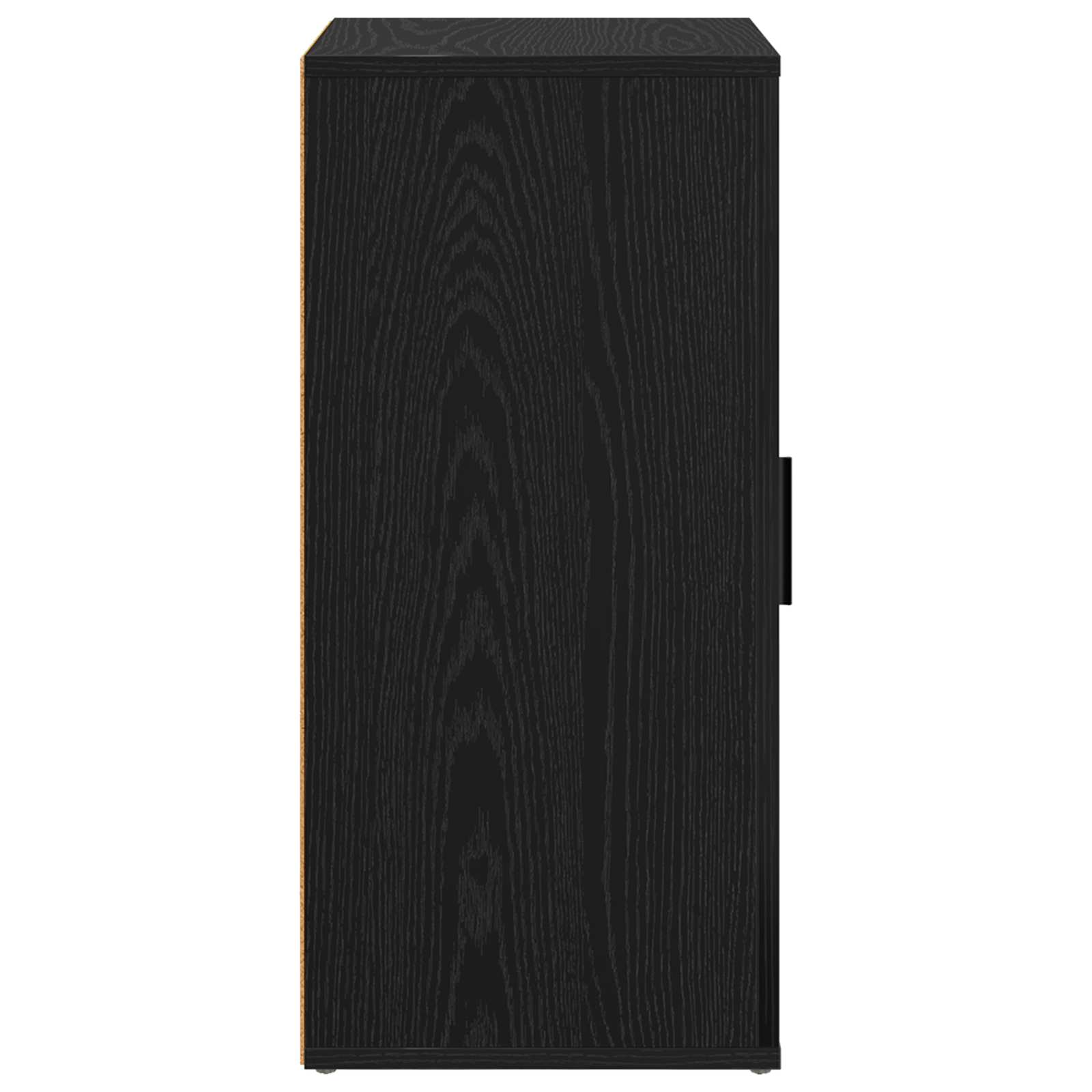 vidaXL Bufet Czarny Dąb 40 x 33 x 70 cm Materiał drewnopochodny
