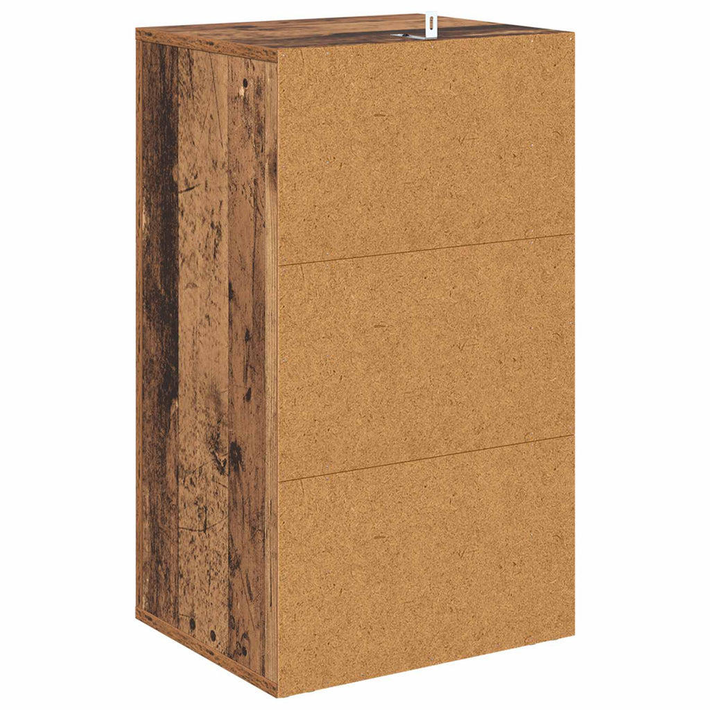 vidaXL Bufet Stare drewno 40 x 33 x 70 cm Materiał drewnopochodny