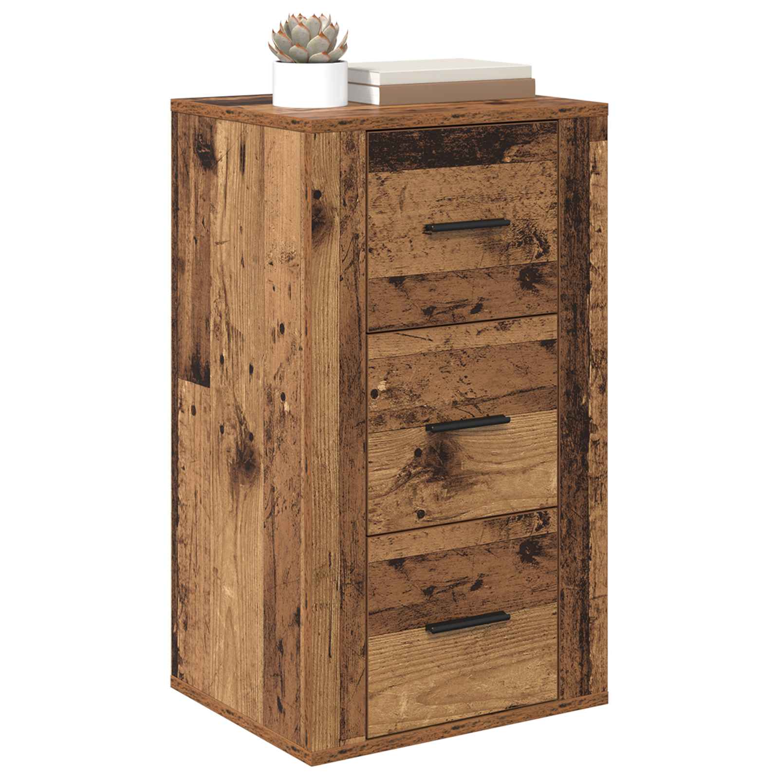 vidaXL Bufet Stare drewno 40 x 33 x 70 cm Materiał drewnopochodny