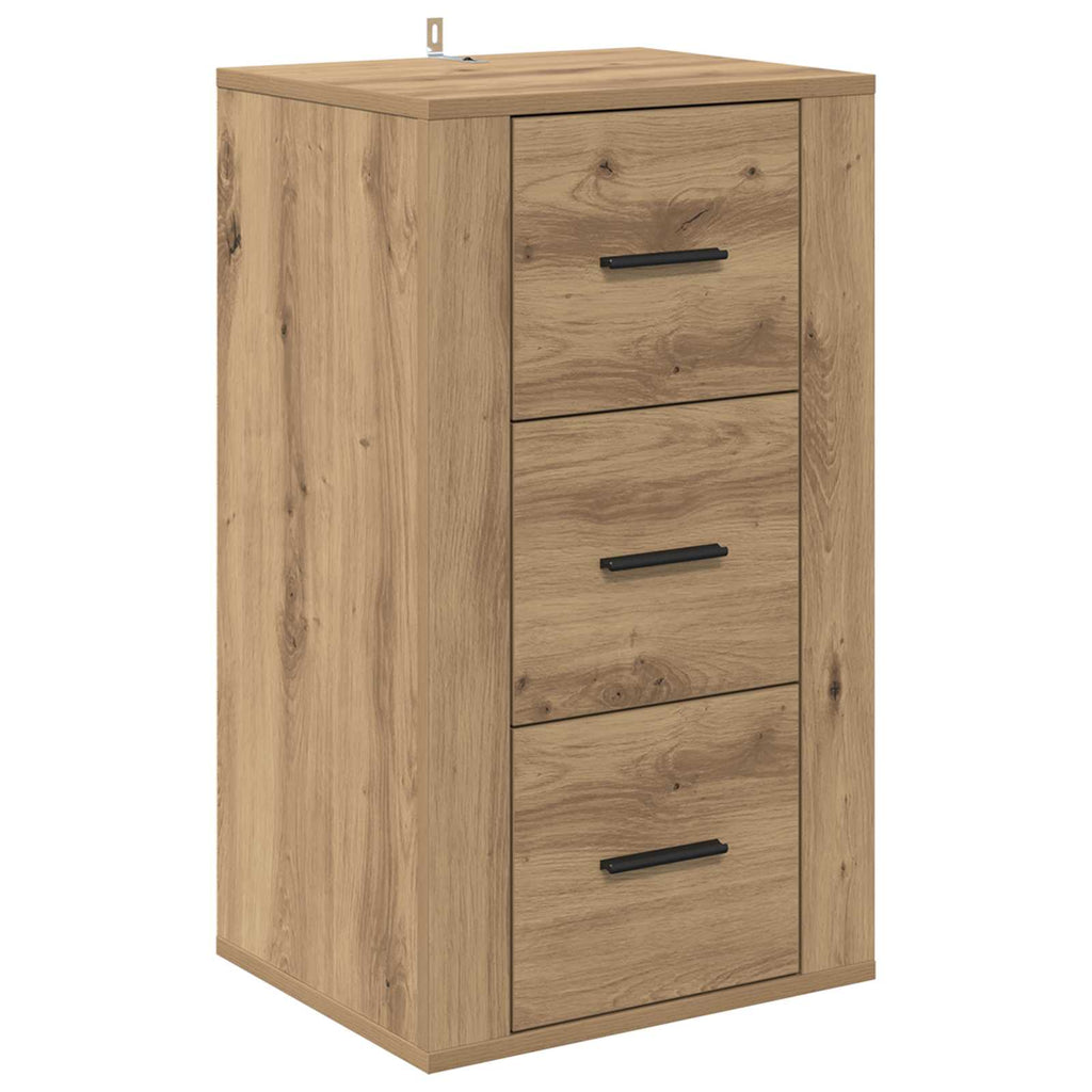 vidaXL Bufet Dąb rzemieślniczy 40 x 33 x 70 cm Materiał drewnopochodny