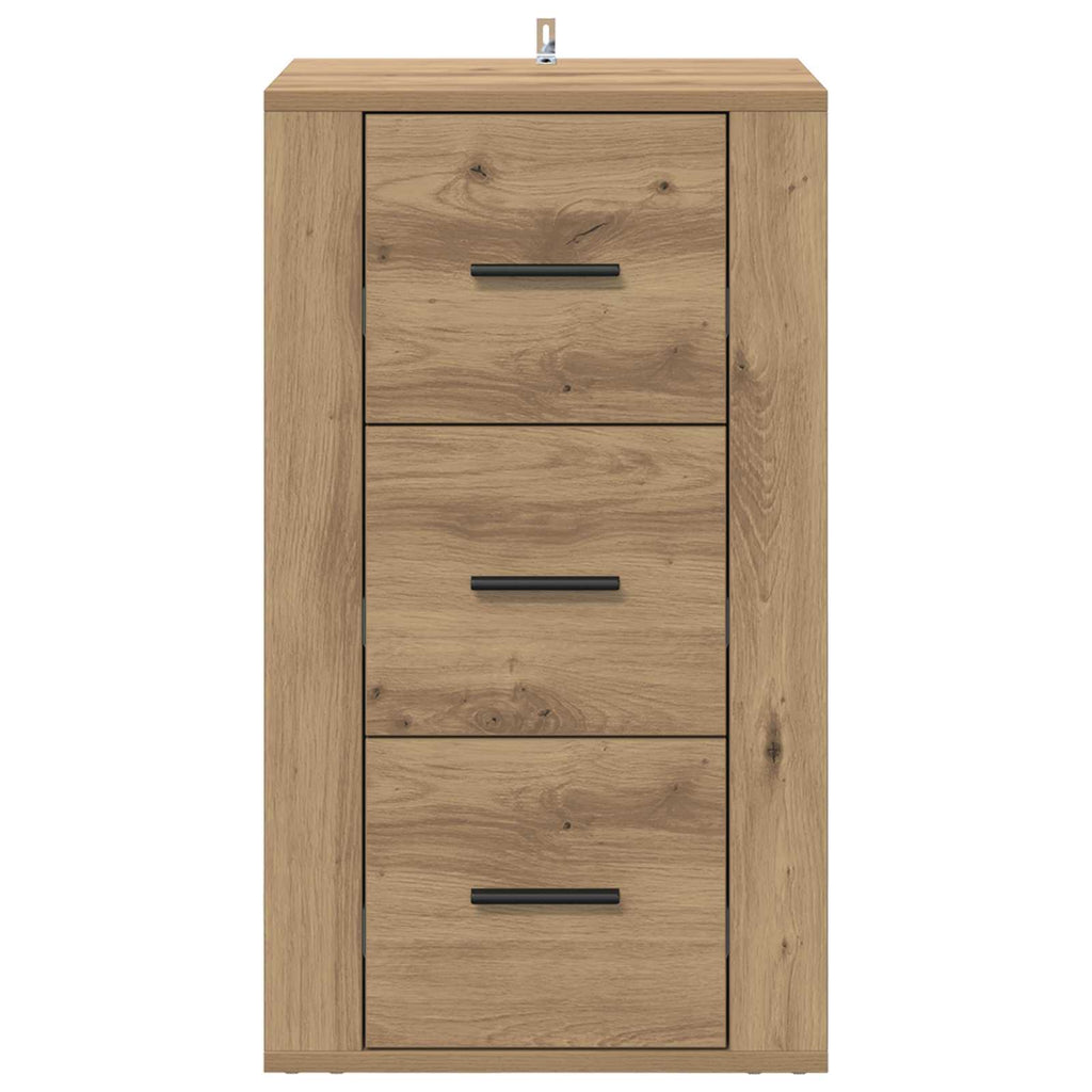 vidaXL Bufet Dąb rzemieślniczy 40 x 33 x 70 cm Materiał drewnopochodny