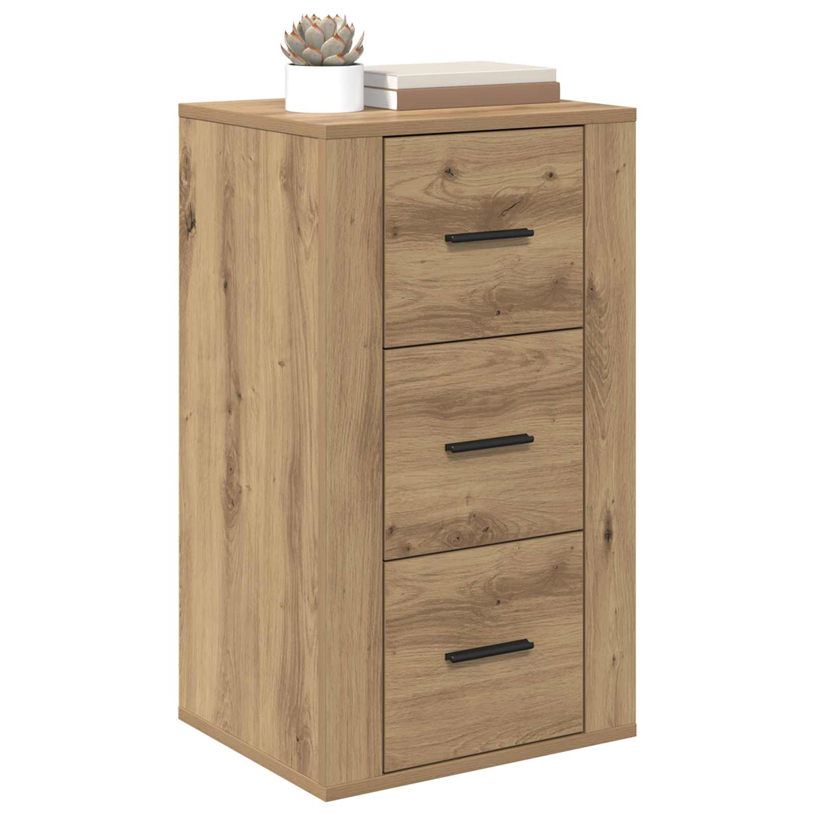 vidaXL Bufet Dąb rzemieślniczy 40 x 33 x 70 cm Materiał drewnopochodny
