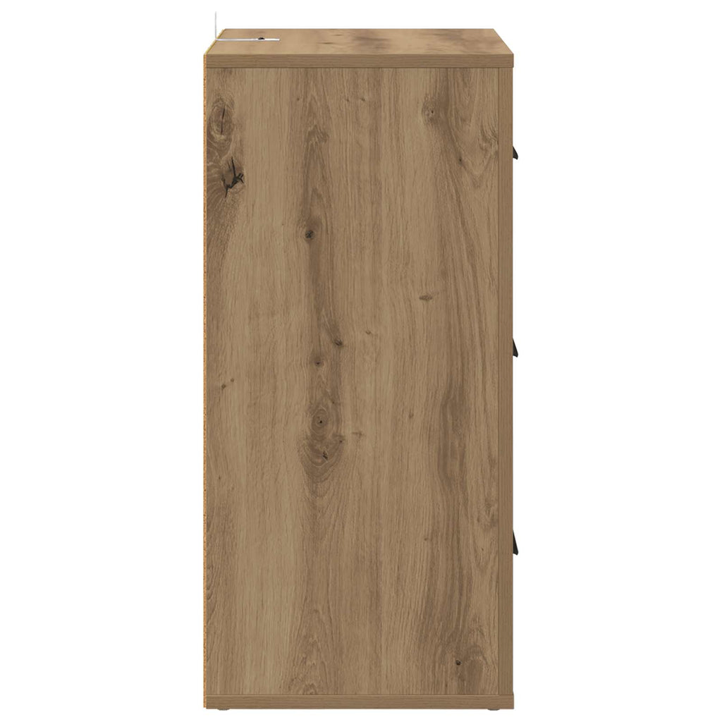 vidaXL Bufet Dąb rzemieślniczy 40 x 33 x 70 cm Materiał drewnopochodny