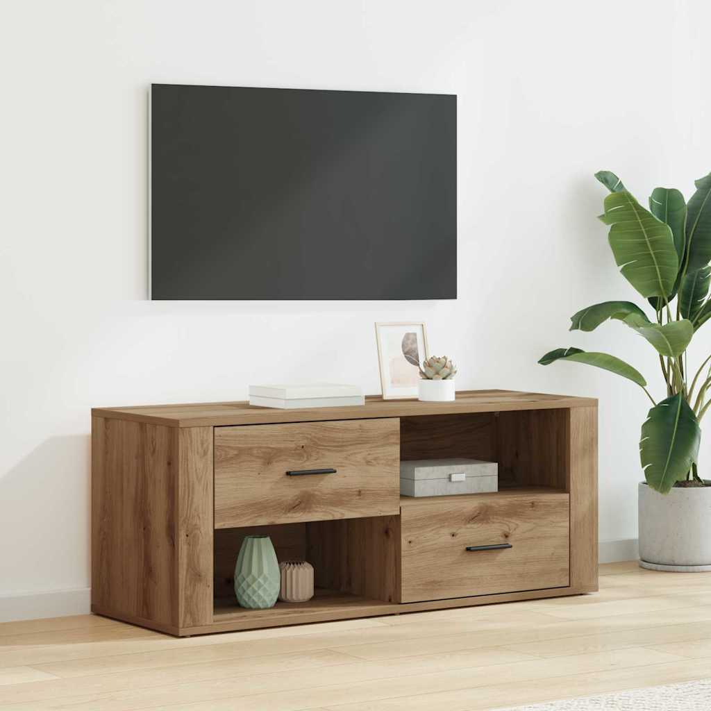 vidaXL Szafka pod telewizor 100 x 35 x 40 cm Dąb rzemieślniczy