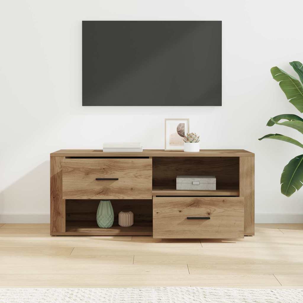 vidaXL Szafka pod telewizor 100 x 35 x 40 cm Dąb rzemieślniczy
