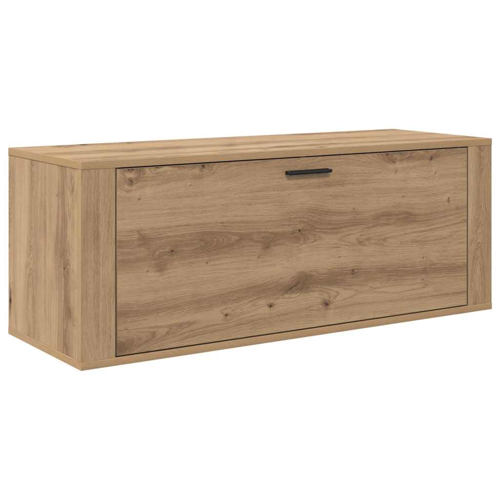 vidaXL Szafka na buty z półką z drzwiami dąb artisan 100 x 35 x 38 cm