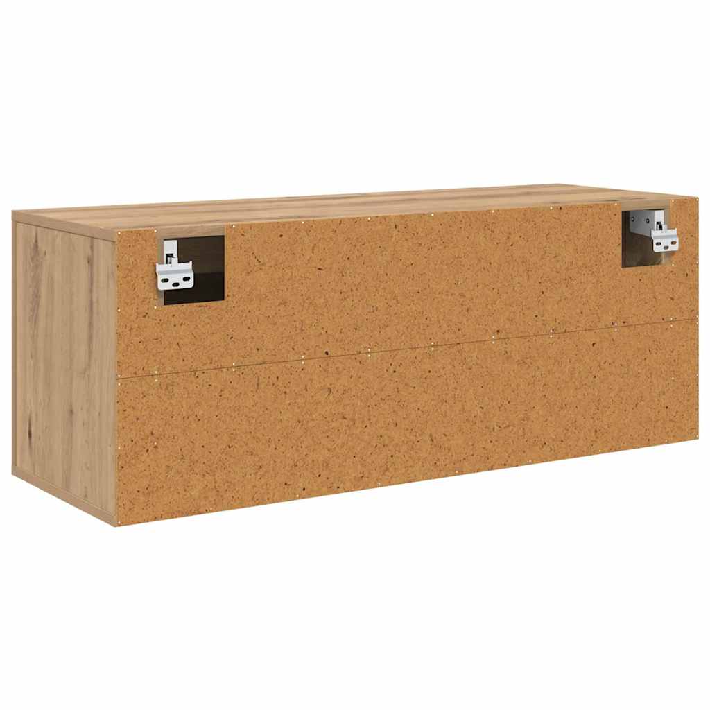 vidaXL Szafka na buty z półką z drzwiami dąb artisan 100 x 35 x 38 cm