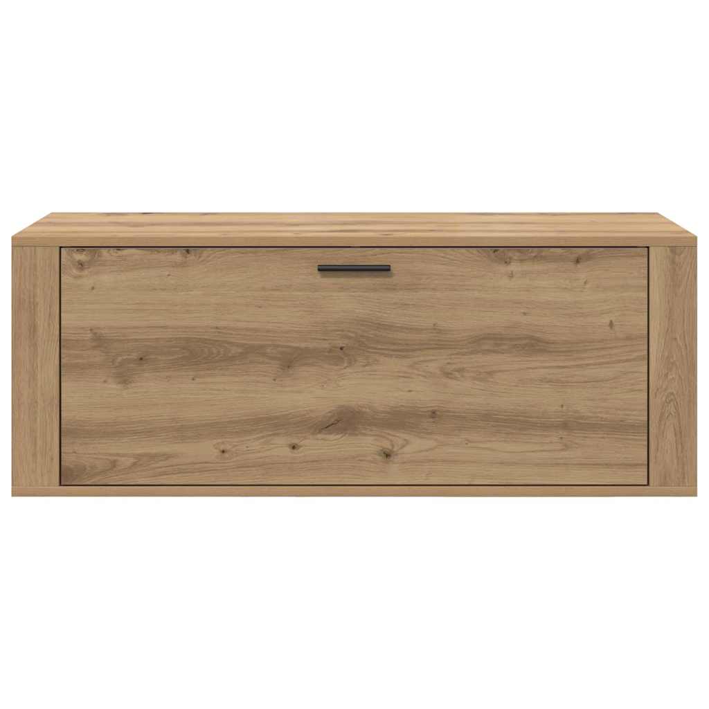 vidaXL Szafka na buty z półką z drzwiami dąb artisan 100 x 35 x 38 cm