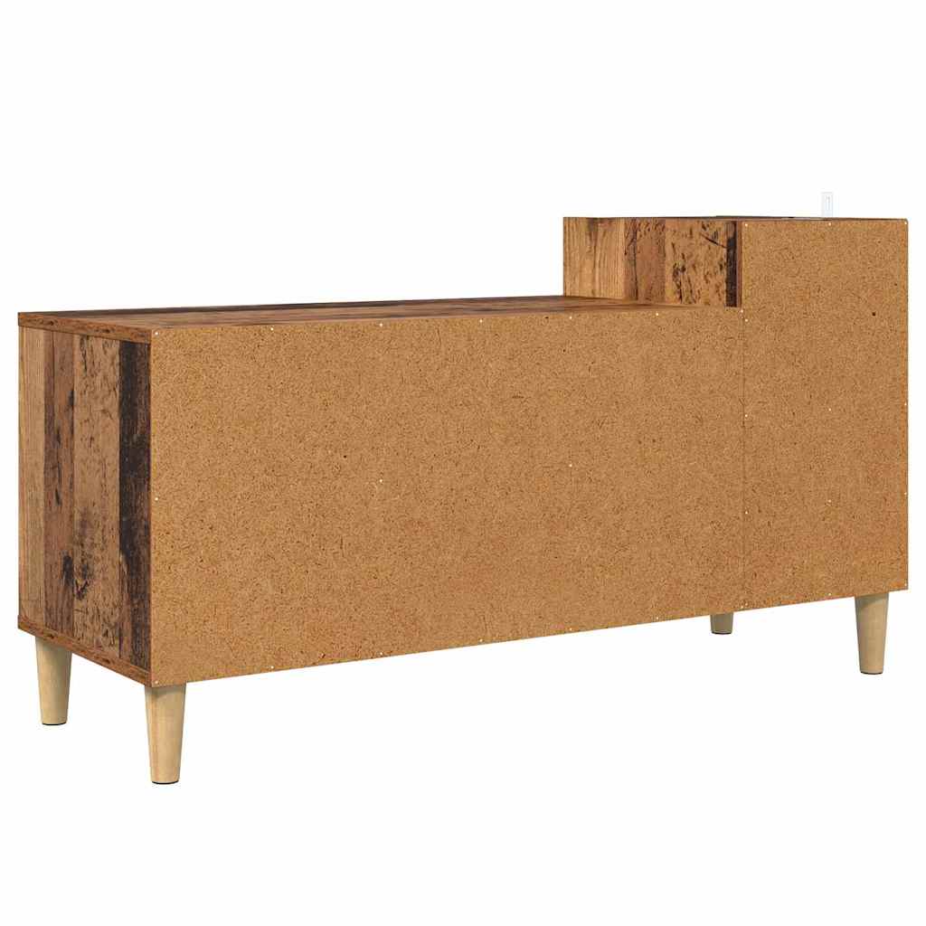 vidaXL Szafka pod telewizor Stare drewno 100 x 35 x 55 cm