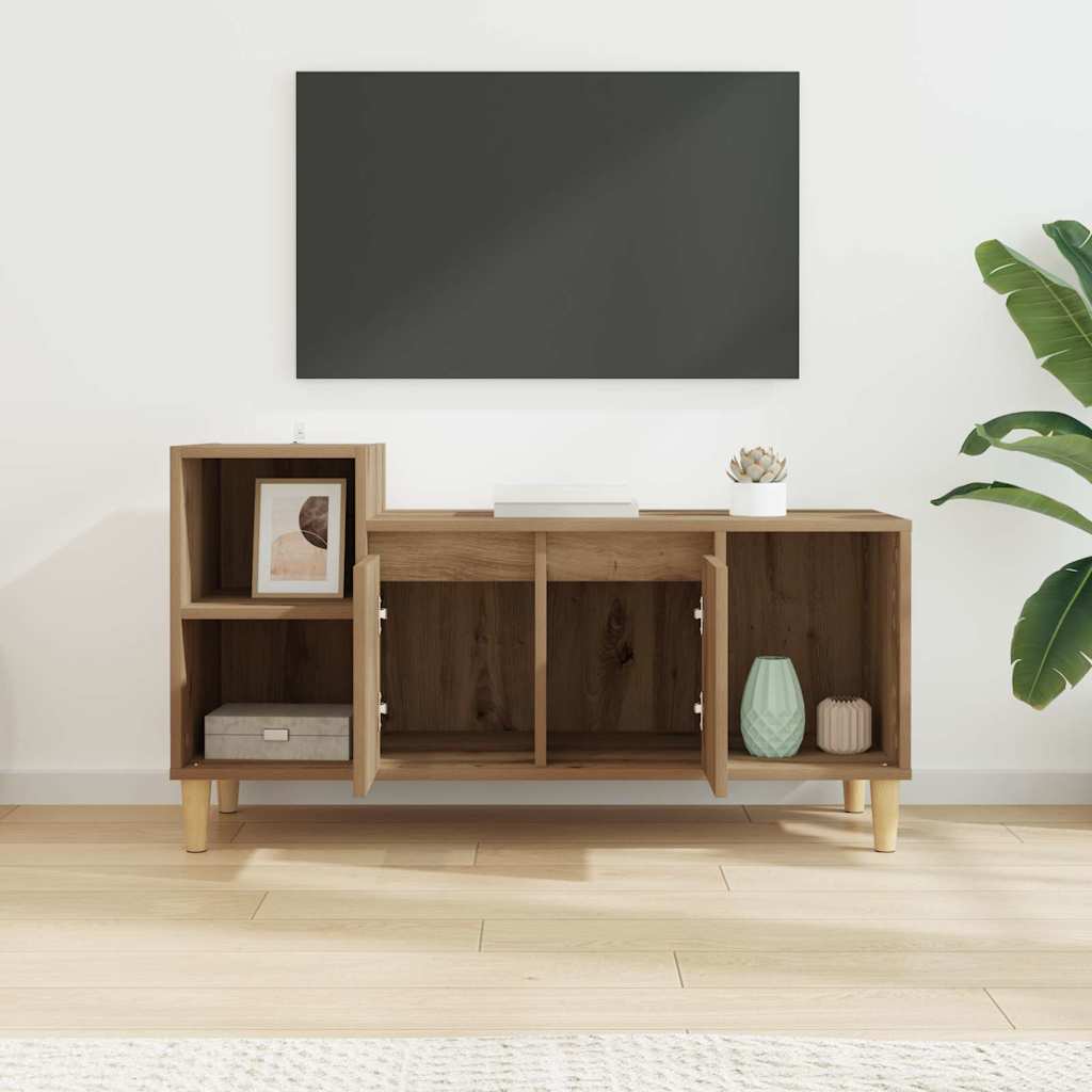vidaXL Szafka pod telewizor Dąb rzemieślniczy 100 x 35 x 55 cm