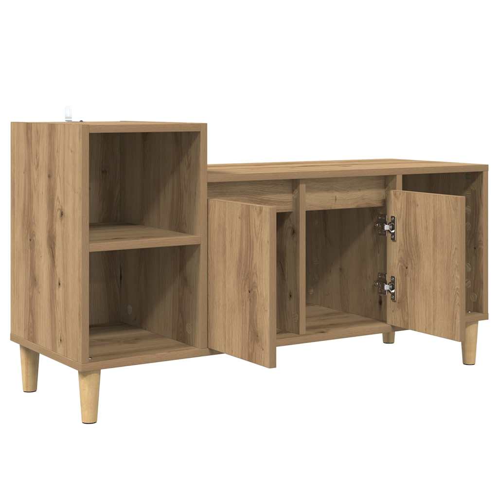 vidaXL Szafka pod telewizor Dąb rzemieślniczy 100 x 35 x 55 cm